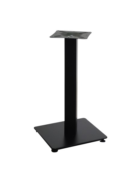 BASI TAVOLO: vendita online BASE TAVOLO JAMIE VACCHETTI 40 X 40 ALTEZZA 72 CM NERO IN ACCIAIO in offerta