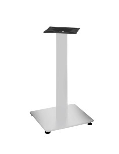 BASI TAVOLO: vendita online BASE TAVOLO JAMIE VACCHETTI 40 X 40 ALTEZZA 72 CM BIANCO IN ACCIAIO in offerta