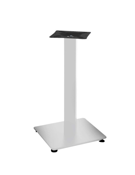 BASI TAVOLO: vendita online BASE TAVOLO JAMIE VACCHETTI 40 X 40 ALTEZZA 72 CM BIANCO IN ACCIAIO in offerta