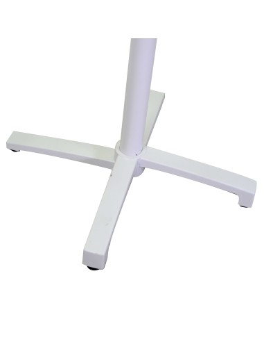 BASI TAVOLO: vendita online BASE TAVOLO RIBALTABILE LUCAS VACCHETTI 52 X 52 ALTEZZA 72 CM IN ALLUMINIO BIANCO in offerta