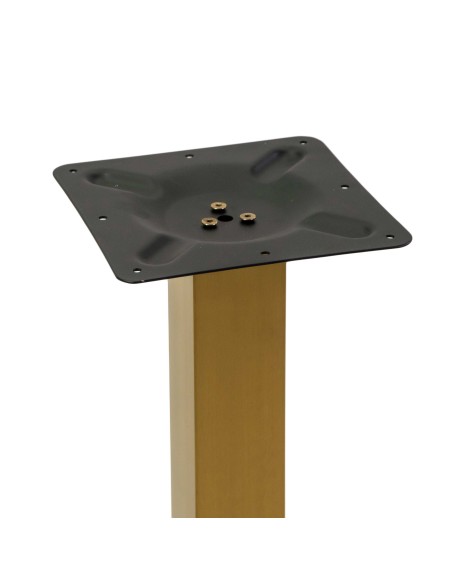 BASI TAVOLO: vendita online BASE TAVOLO JAMIE VACCHETTI 40 X 40 ALTEZZA 72 CM ORO IN ACCIAIO in offerta