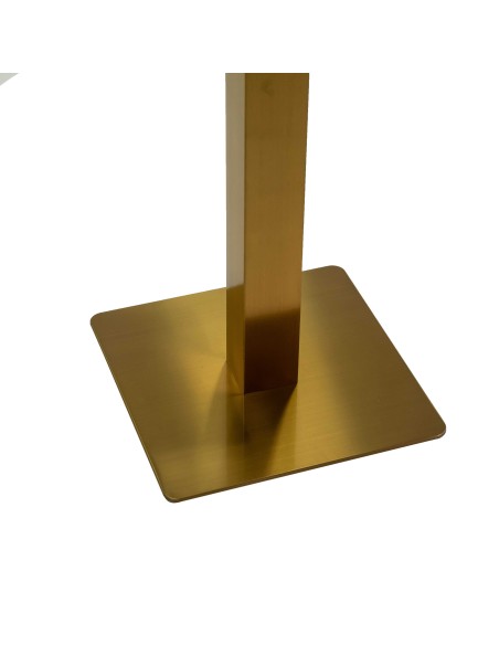 BASI TAVOLO: vendita online BASE TAVOLO JAMIE VACCHETTI 40 X 40 ALTEZZA 72 CM ORO IN ACCIAIO in offerta