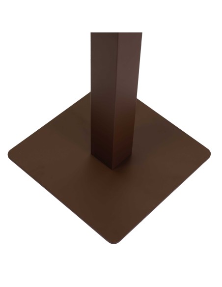 BASI TAVOLO: vendita online BASE TAVOLO JAMIE VACCHETTI 40 X 40 ALTEZZA 72 CM CORTEN IN ACCIAIO in offerta