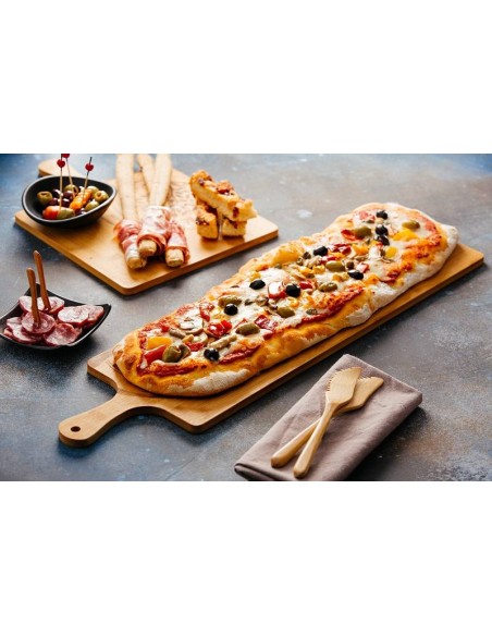 VASSOI-TAGLIERI LEGNO: vendita online TAGLIERE RETTANGOLARE NATURALE LEONE LEGNO DI BAMBOO 16 X 40 X 1 CM in offerta