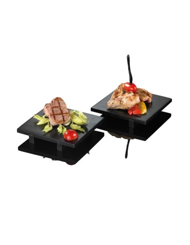 VASSOI-TAGLIERI LEGNO: vendita online VASSOIO SUSHI NERO LEONE IN LEGNO DI BAMBOO 15 X 15 X ALTEZZA 2,5 CM in offerta