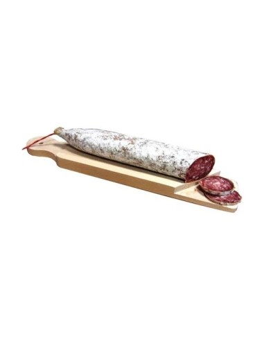 VASSOI-TAGLIERI: vendita online TAGLIERE BLISTER SALAME MEETING 35 CM IN LEGNO MASSELLO DI FAGGIO in offerta