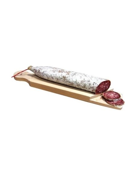 VASSOI-TAGLIERI: vendita online TAGLIERE BLISTER SALAME MEETING 35 CM IN LEGNO MASSELLO DI FAGGIO in offerta