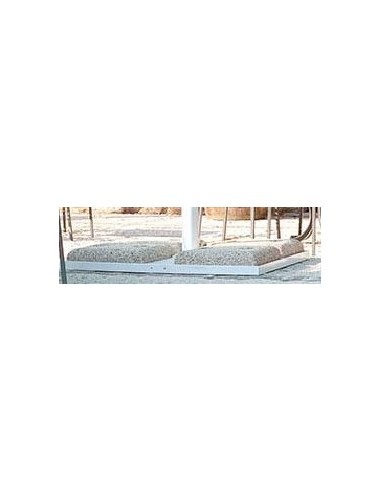 ACCESSORI: vendita online BASE PORTA ZAVORRE BIANCO CM.50X50 PER MODELLO PLATINO BASIC E MEDIUM in offerta