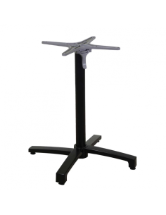BASI TAVOLO: vendita online BASE TAVOLO RIBALTABILE LUCAS VACCHETTI 52 X 52 ALTEZZA 72 CM IN ALLUMINIO NERO in offerta