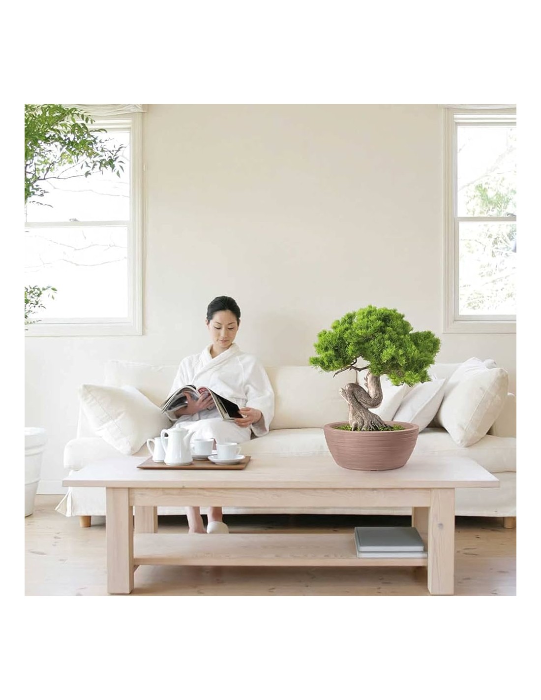 VASI-FIORIERE: vendita online VASO A CIOTOLA IN RESINA THETIS ELEGANCE Ø 40CM CORTEN NICOLI in offerta