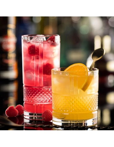 BICCHIERI: vendita online BICCHIERE TUMBLER LONG DRINK BRILLANTE RCR 37 CL SET 6 PEZZI in offerta