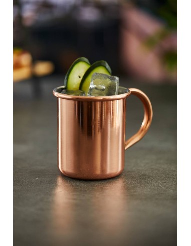 BOCCALI-MUG-CALICI-TIKI: vendita online BICCHIERE MOSCOW MULE LEONE ACCIAIO INOX PLACCATO RAME CON MANICO in offerta