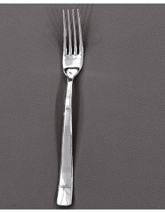 AZZURRA CART.NERA 6 FORCHETTA FRUTTA ACCIAIO INOX