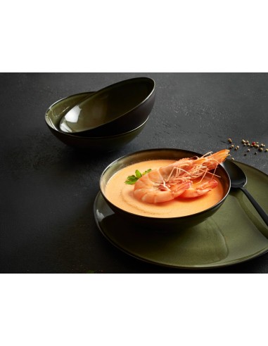 PIATTI: vendita online PIATTO COUPE CM.32 PORCELLANA NERO ANGRY COSTAVERDE in offerta