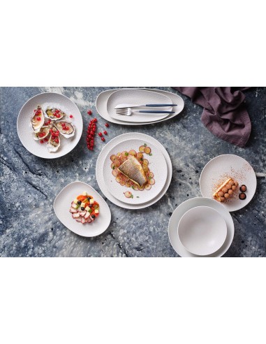 PIATTI: vendita online PIATTO FONDO CM.24 PORCELLANA BIANCA BUBBLY COSTAVERDE in offerta