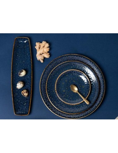 PIATTI: vendita online PIATTO TONDO CM.23X2,5 PRESENTAZIONE PORCELLANA SKYFALL BLU in offerta