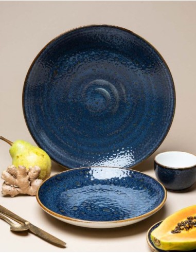 INSALATIERE-CIOTOLE-COPPETTE: vendita online PIATTO BOWL CM.17X7 PORCELLANA SKYFALL BLU in offerta