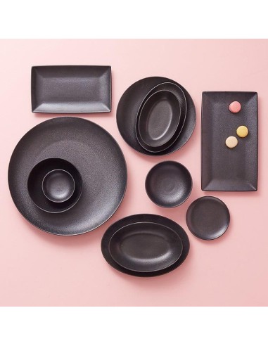 PIATTI: vendita online PIATTO CON BORDO ALTO CAVIAR NERO LIVELLARA Ø 28 CM IN PORCELLANA in offerta