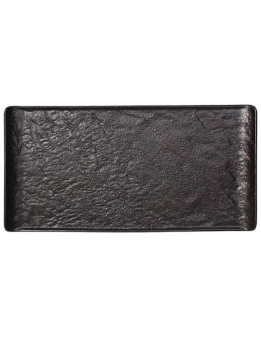 PIATTI: vendita online PIATTO RETTANGOLARE CM.33,5X20,5 VULCANIA BLACK TOGNANA PORCELLANE in offerta