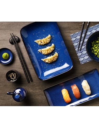 PIATTI: vendita online PIATTO DESSERT CM.18,5 JAP BLU STONEWARE TOGNANA in offerta
