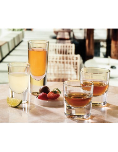 BICCHIERI: vendita online BICCHIERE AMARO BASSO IN VETRO 120CC GRANDE PASABAHCE in offerta