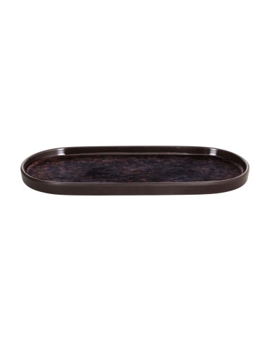 PIATTI: vendita online PIATTO OVALE BORDATO SHOW PLATE CORTEN TOGNANA 29 CM IN MELAMINA in offerta