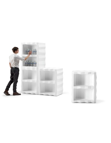 DRINK STATION-POSTAZIONI BAR: vendita online DISPLAY BAR FROZEN PLUST NEUTRO 81 X 51 X ALTEZZA 101 CM POLIETILENE in offerta