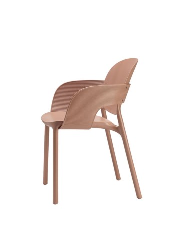 SEDIE-POLTRONE: vendita online POLTRONA HUG CARAMEL SCAB ALTEZZA 44 CM IN TECNOPOLIMERO in offerta