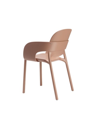 SEDIE-POLTRONE: vendita online POLTRONA HUG CARAMEL SCAB ALTEZZA 44 CM IN TECNOPOLIMERO in offerta