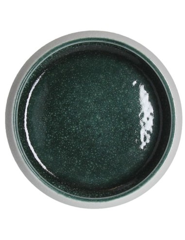 INSALATIERE-CIOTOLE-COPPETTE: vendita online CIOTOLA CM.14 ELIPSE WHITE TEAL BIANCO/VERDE PORCELLANA TOGNANA in offerta