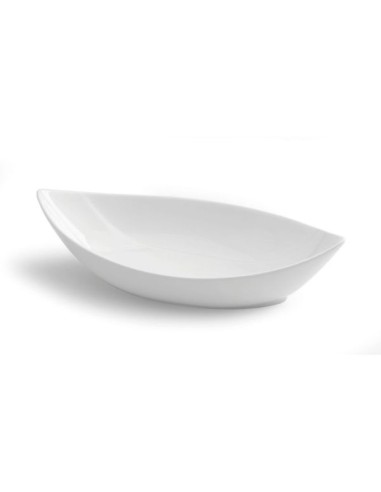 VASSOI-TAGLIERI: vendita online CONTENITORE BARCHETTA PARTY BIANCO CM28X13 TOGNANA PORCELLANE in offerta
