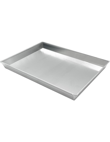 TEGLIE FERRO-ALLUMINIO-ACCIAIO: vendita online TEGLIA RETTANGOLARE IN LEGA DI ALLUMINIO 3003 CM.45X35 AGNELLI in offerta