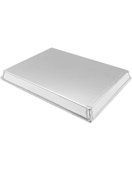 TEGLIE FERRO-ALLUMINIO-ACCIAIO: vendita online TEGLIA RETTANGOLARE IN LEGA DI ALLUMINIO 3003 CM.45X35 AGNELLI in offerta