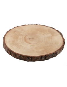VASSOI-TAGLIERI: vendita online TAGLIERE CORTECCIA TONDO PANETTA Ø 20 CM ALTEZZA 3 CM IN LEGNO in offerta 2