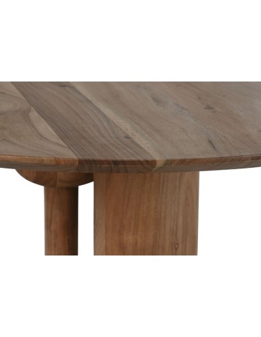 TAVOLI: vendita online TAVOLO ITEM Ø 106 CM ALTEZZA 76 CM IN LEGNO DI ACACIA E METALLO in offerta