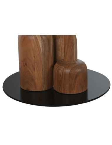 TAVOLI: vendita online TAVOLO ITEM Ø 106 CM ALTEZZA 76 CM IN LEGNO DI ACACIA E METALLO in offerta