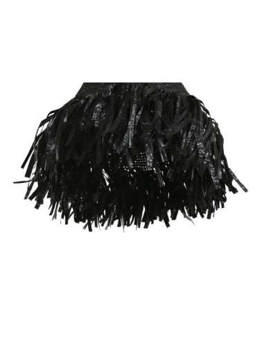 ILLUMINAZIONE: vendita online LAMPADARIO FOGLIE DI PALMA ITEM 60 X 80 CM NERO in offerta