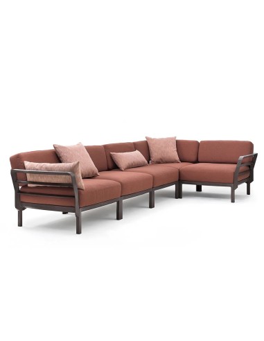 SALOTTINI: vendita online ELEMENTO TERMINALE DX/SX MAXIMO NARDI TERRA CANNELLA MODULAR SYSTEM in offerta