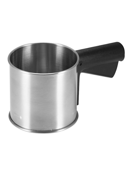 FRUSTE-PENNELLI-SPATOLE-SETACCI: vendita online SETACCIO SPARGIFARINA ILSA AUTOMATICO 250 GR. ACCIAIO INOX E ABS in offerta