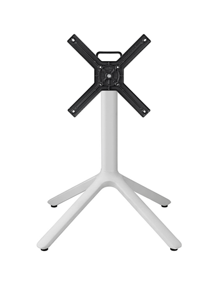 BASI TAVOLO: vendita online BASE TAVOLO RIBALTABILE A COLONNA NEMO MAXI SCAB ALTEZZA 73 CM LINO IN ALLUMINIO in offerta