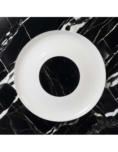 PIATTI: vendita online PIATTO PRESENTAZIONE CM.31 PORCELLANA BIANCO ESSENTIA MAGNESIUM DEEP RING in offerta