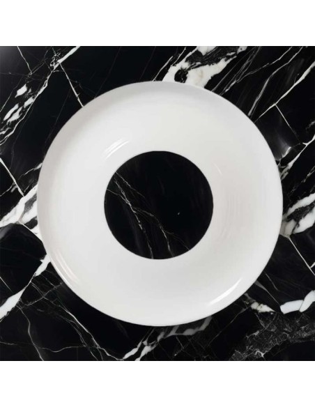 PIATTI: vendita online PIATTO PRESENTAZIONE CM.31 PORCELLANA BIANCO ESSENTIA MAGNESIUM DEEP RING in offerta