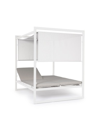 SDRAIO-LETTINI: vendita online KONNOR DAYBED BIANCO ALLUMINIO in offerta
