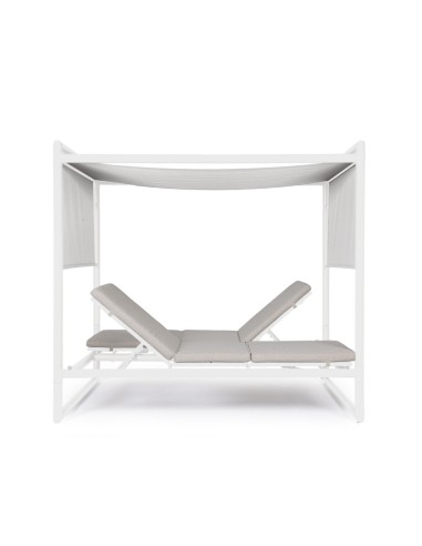 SDRAIO-LETTINI: vendita online KONNOR DAYBED BIANCO ALLUMINIO in offerta