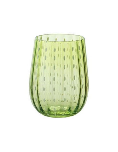 BICCHIERI: vendita online BICCHIERE ACQUA VERDE 40 CL 129480 GOCCE MORINI in offerta