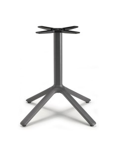 BASI TAVOLO: vendita online BASE TAVOLO FISSO A COLONNA NEMO MAXI SCAB ALTEZZA 73 CM ANTRACITE IN ALLUMINIO in offerta