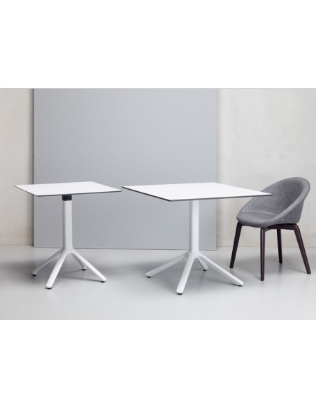 BASI TAVOLO: vendita online BASE TAVOLO FISSO A COLONNA NEMO MAXI SCAB ALTEZZA 73 CM LINO IN ALLUMINIO in offerta