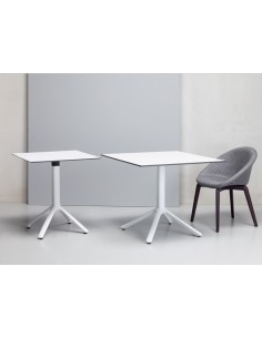 BASI TAVOLO: vendita online BASE TAVOLO RIBALTABILE A COLONNA NEMO MAXI SCAB ALTEZZA 73 CM LINO IN ALLUMINIO in offerta 2