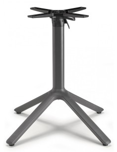 BASI TAVOLO: vendita online BASE TAVOLO RIBALTABILE A COLONNA NEMO MAXI SCAB ALTEZZA 73 CM ANTRACITE IN ALLUMINIO in offerta