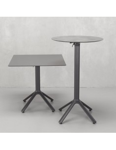 BASI TAVOLO: vendita online BASE TAVOLO RIBALTABILE NEMO ALTEZZA 109 CM ALLUMINIO VERNICIATO ANTRACITE SCAB in offerta 2